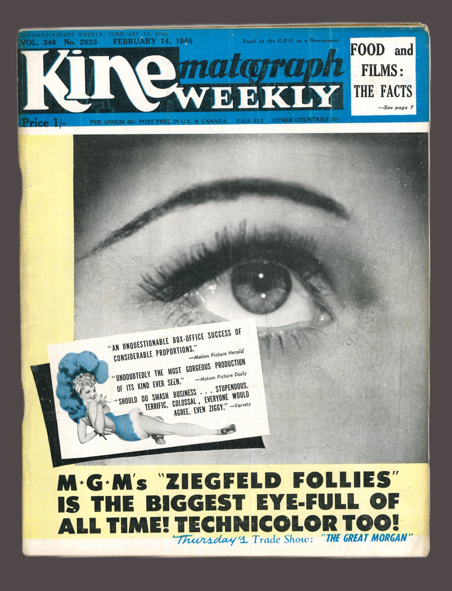 Kine Weekly No.2026 Feb 14 1946 Vintage Magazine Company