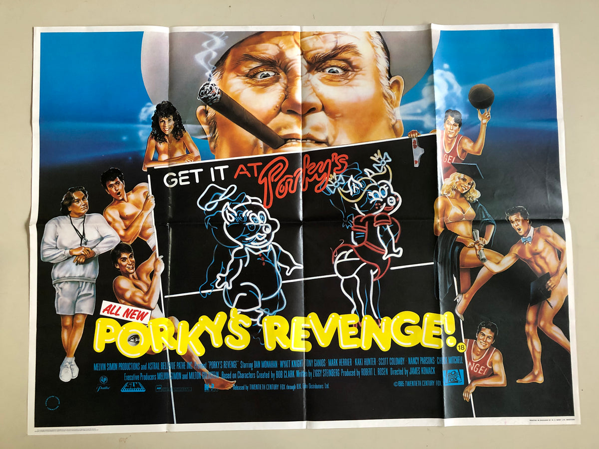 “Porky's Revenge”  Original Quad Movie Poster main image 1