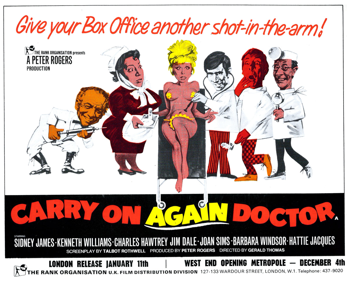 Carry On Again Doctor Art Print – Vintage Magazine Company