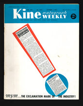 Load image into Gallery viewer, Kine Weekly No.2363 Oct 9 1952
