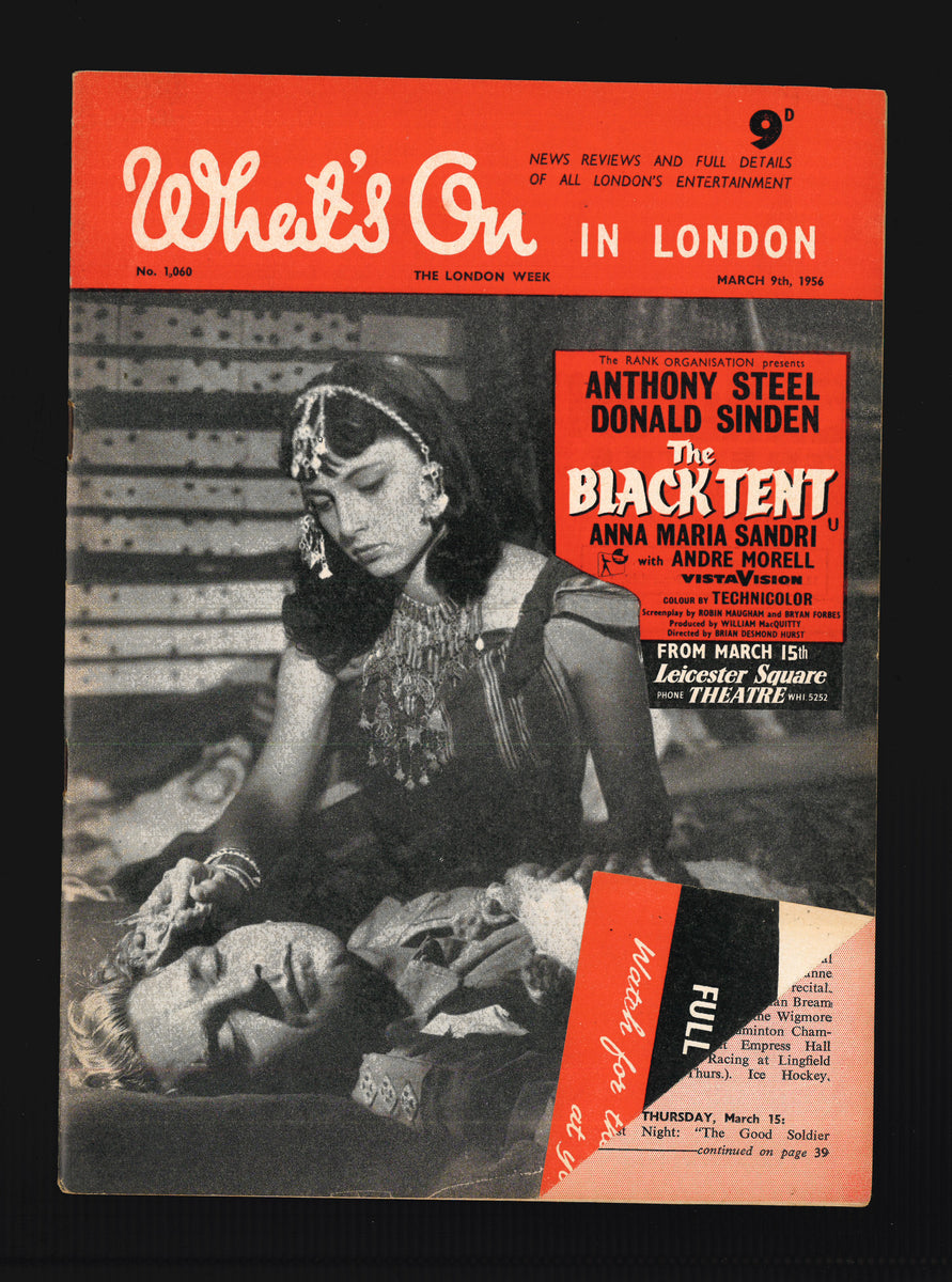 What's On No 1060 March 9 1956 – Vintage Magazine Company