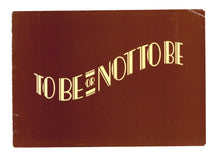 Load image into Gallery viewer, To Be Or Not To Be, 1983 Press Kit
