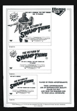 Load image into Gallery viewer, Return of the Swamp Thing, 1989 Press Kit

