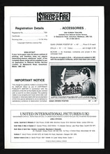 Load image into Gallery viewer, Streets of Fire, 1984 Press Kit
