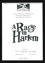 Load image into Gallery viewer, Rage In Harlem, 1991 Press Kit
