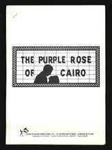Load image into Gallery viewer, Purple Rose of Cairo, 1985 Press Kit
