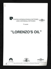 Load image into Gallery viewer, Lorenzo's Oil, 1992 Press Kit
