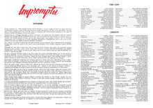 Load image into Gallery viewer, Impromptu, 1991 Press Kit (2)
