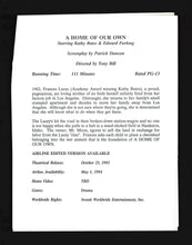 Load image into Gallery viewer, Home of Our Own, 1993 Press Kit
