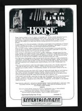 Load image into Gallery viewer, House, 1985 Press Kit
