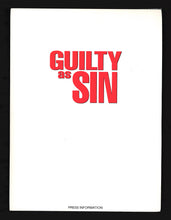 Load image into Gallery viewer, Guilty as Sin, 1993 Press Kit (2)
