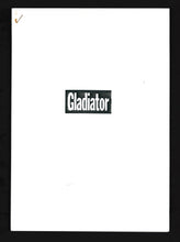 Load image into Gallery viewer, Gladiator, 1992 Press Kit (4)
