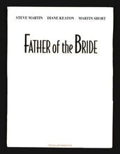 Load image into Gallery viewer, Father of the Bride, 1991 Press Kit

