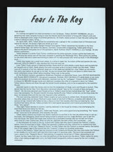 Load image into Gallery viewer, Fear Is the Key, 1972 Press Kit
