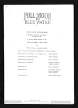 Load image into Gallery viewer, Full Moon in Blue Water, 1988 Press Kit
