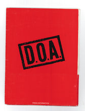 Load image into Gallery viewer, D.O.A. 1988 Press Kit
