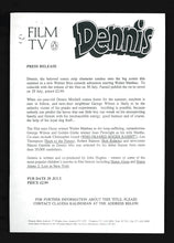 Load image into Gallery viewer, Dennis, 1993 Press Kit
