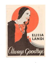 Load image into Gallery viewer, Always Goodbye, 1931
