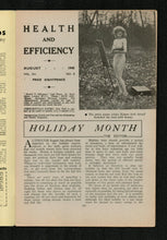 Load image into Gallery viewer, Health and Efficiency Aug 1945
