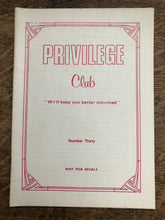Load image into Gallery viewer, Privilege Club No 30
