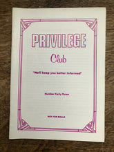 Load image into Gallery viewer, Privilege Club No 43
