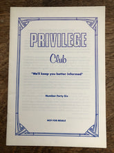 Load image into Gallery viewer, Privilege Club No 46
