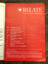 Load image into Gallery viewer, Relate Vol 1 No 1
