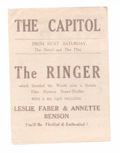 Load image into Gallery viewer, Ringer, 1928
