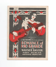 Load image into Gallery viewer, Romance of Rio Grande, 1929
